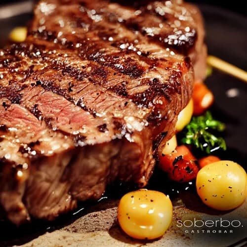 Corte preparado na parrilla do Soberbo